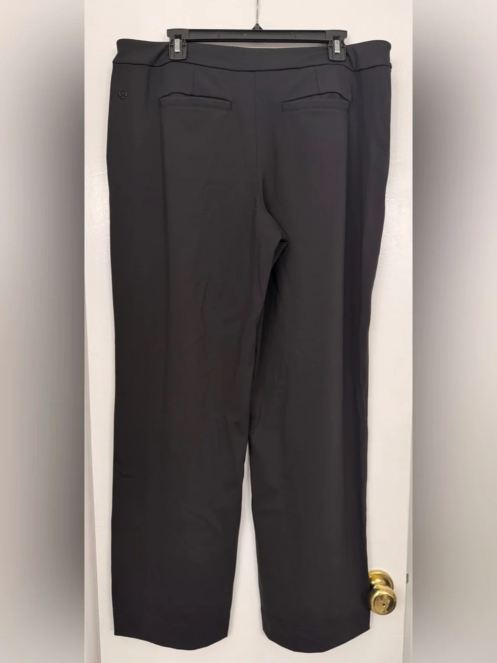 Lululemon Luxtreme Mid Rise Straight Leg Trouser Black Size XL